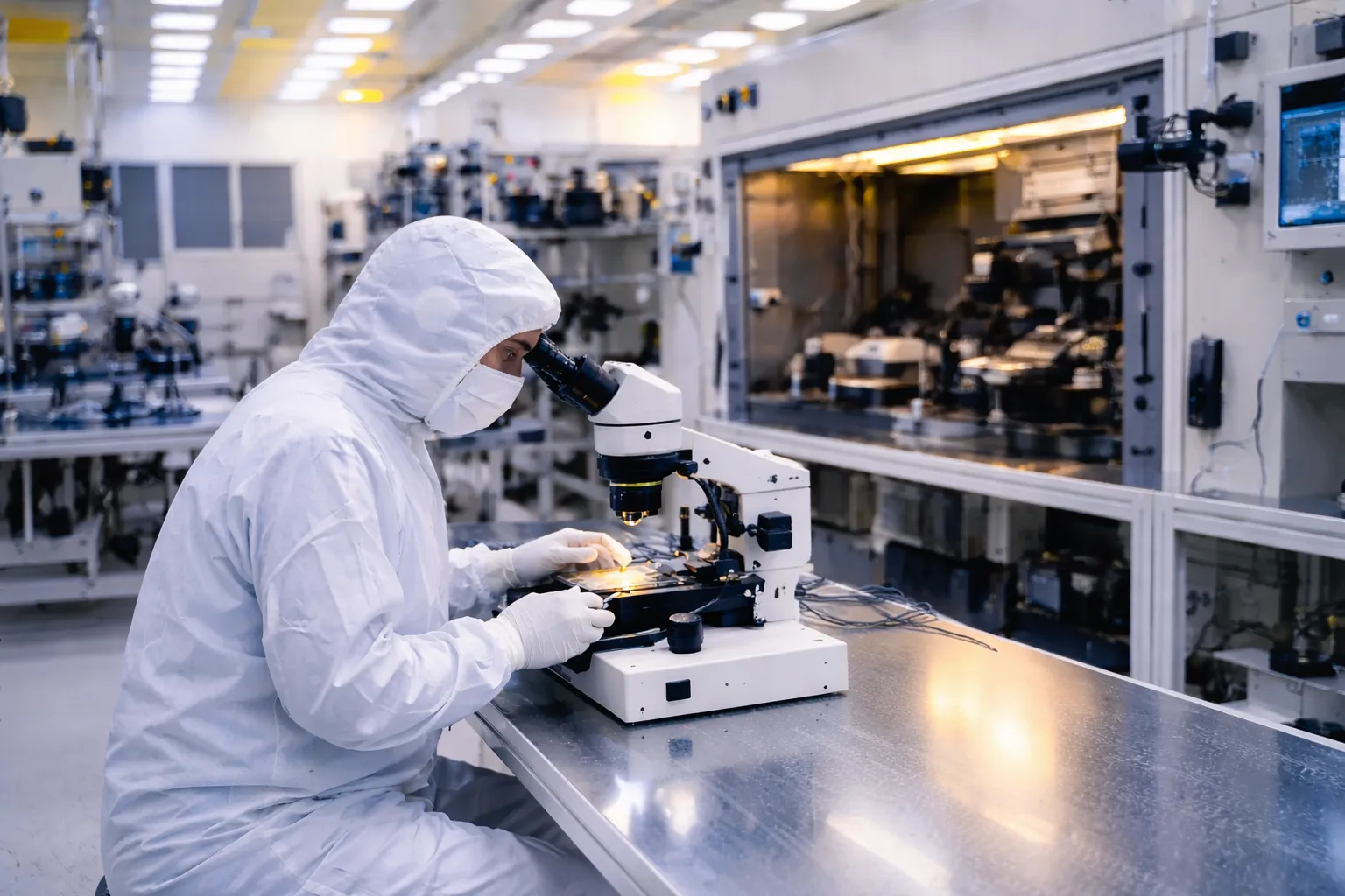 Precision optics cleanroom manufacturing